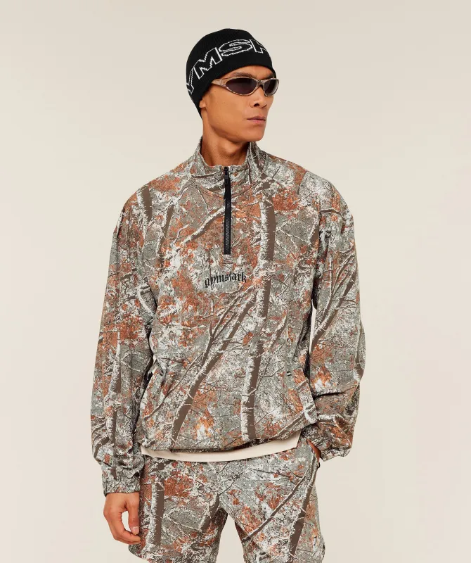 Gymshark Tactical Shell 1/4 Zip - Linen Brown sold by Gymshark