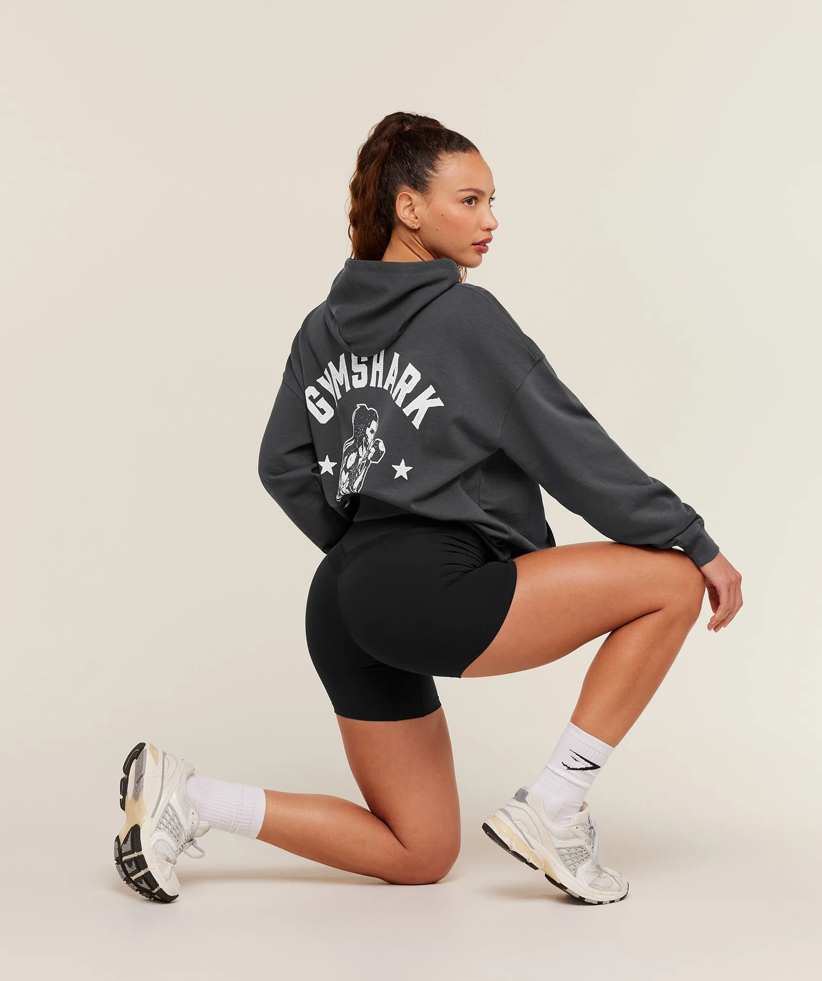 Gymshark Heavy Duty Oversized Hoodie - Onyx Grey sold by Gymshark product image thumbnail 4
