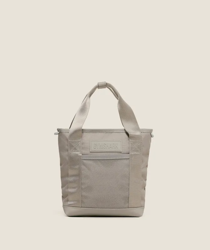 Gymshark Everyday Mini Tote Bag - Mushroom Grey sold by Gymshark