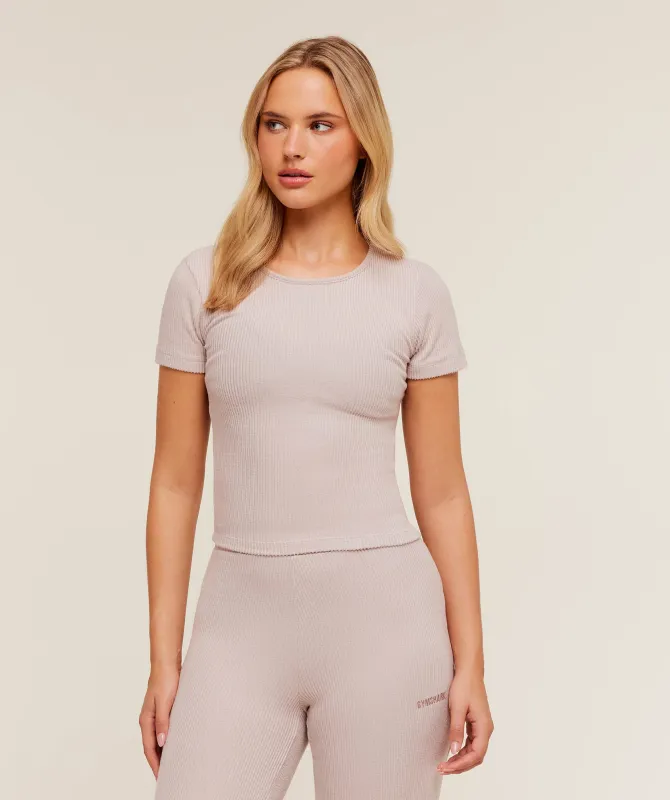 Gymshark SuperSoft T-Shirt - Dusk Pink sold by Gymshark