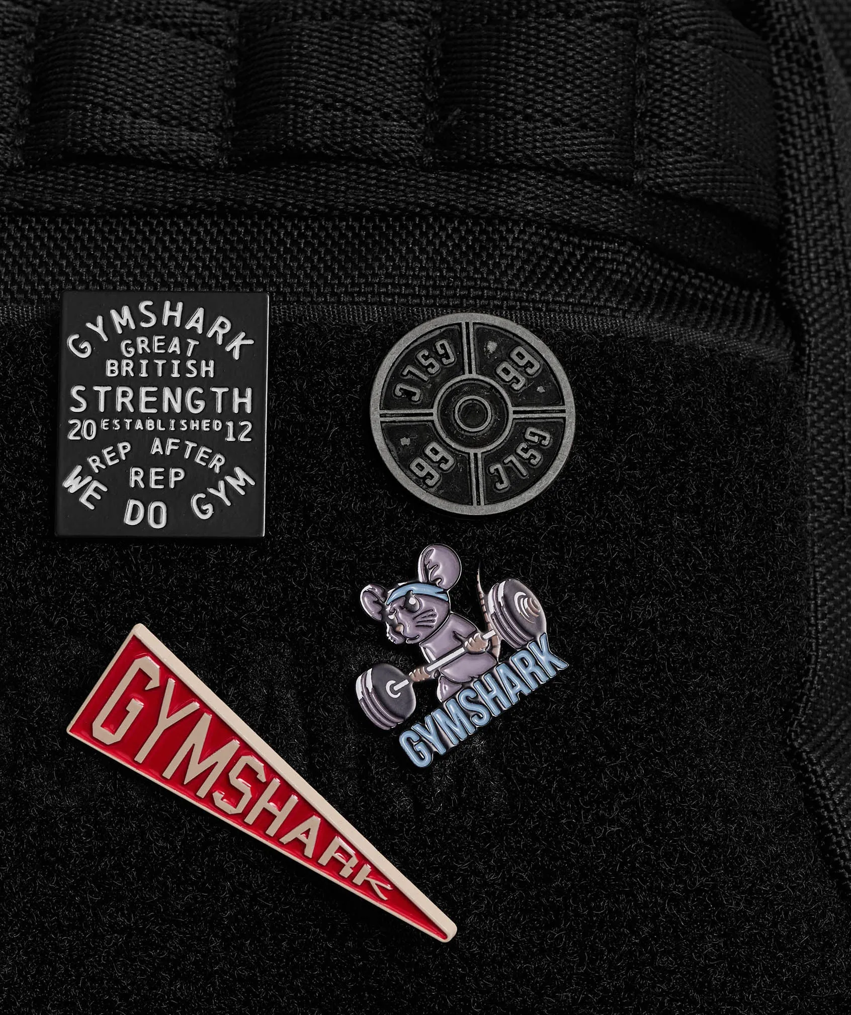 Gymshark GS Enamel Pin 4 Pack - Multi Pack sold by Gymshark product image thumbnail 2