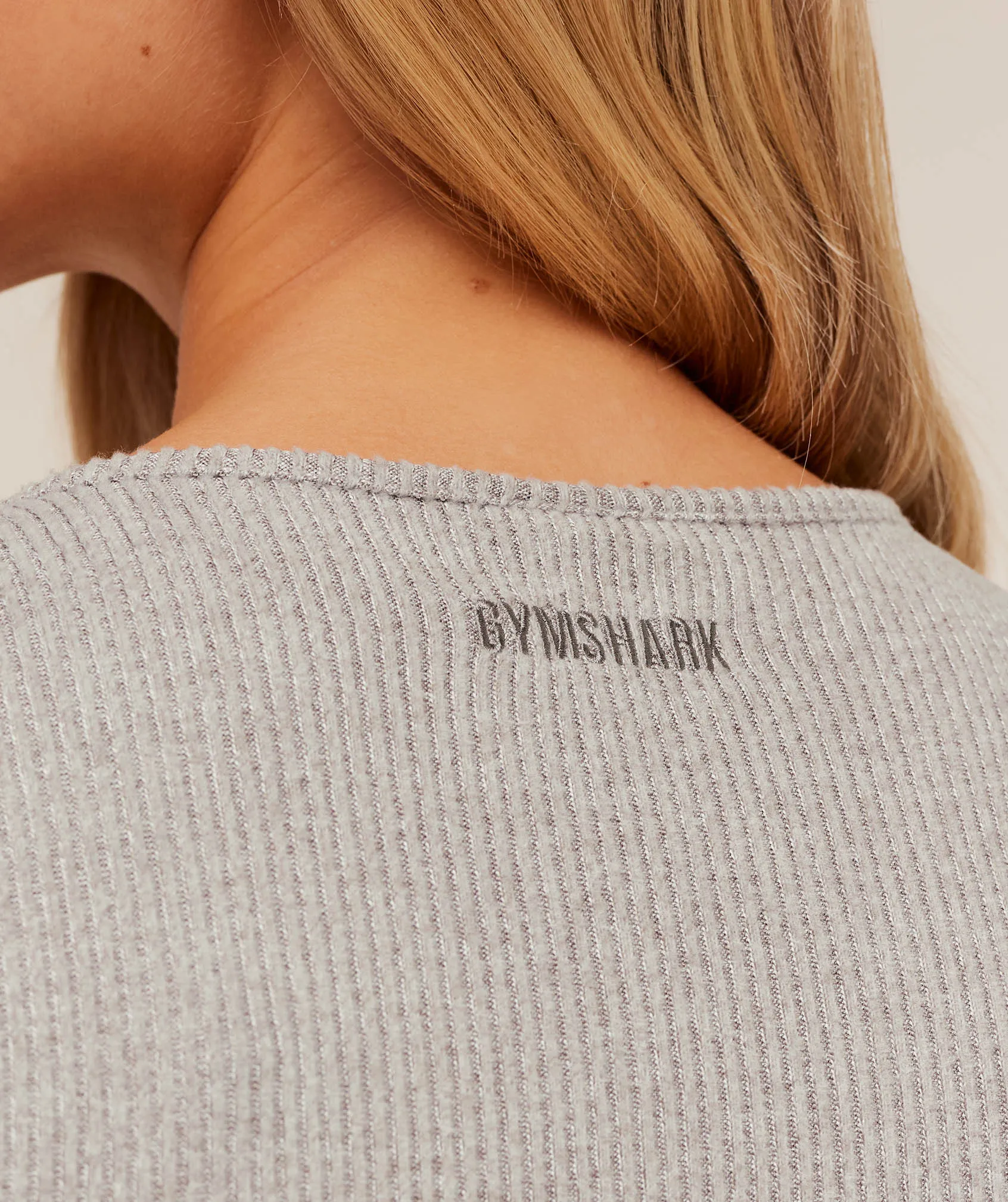 Gymshark SuperSoft T-Shirt - Light Grey Core Marl sold by Gymshark product image thumbnail 5
