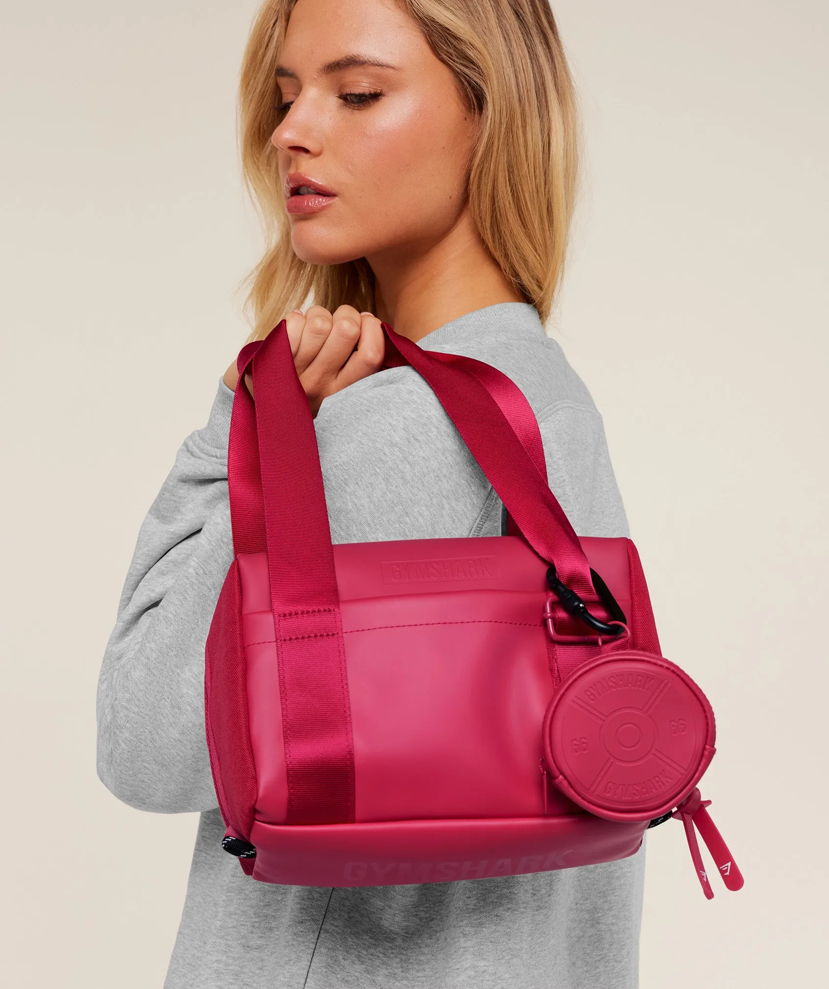 Gymshark Weight Plate Zip Coin Pouch - Build Pink sold by Gymshark product image thumbnail 2