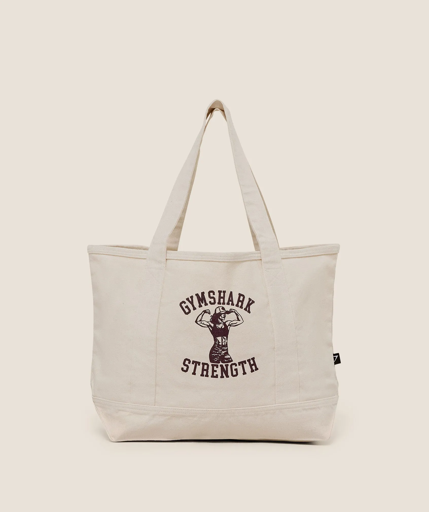 Gymshark Strength Graphic Tote Bag - Ecru White sold by Gymshark