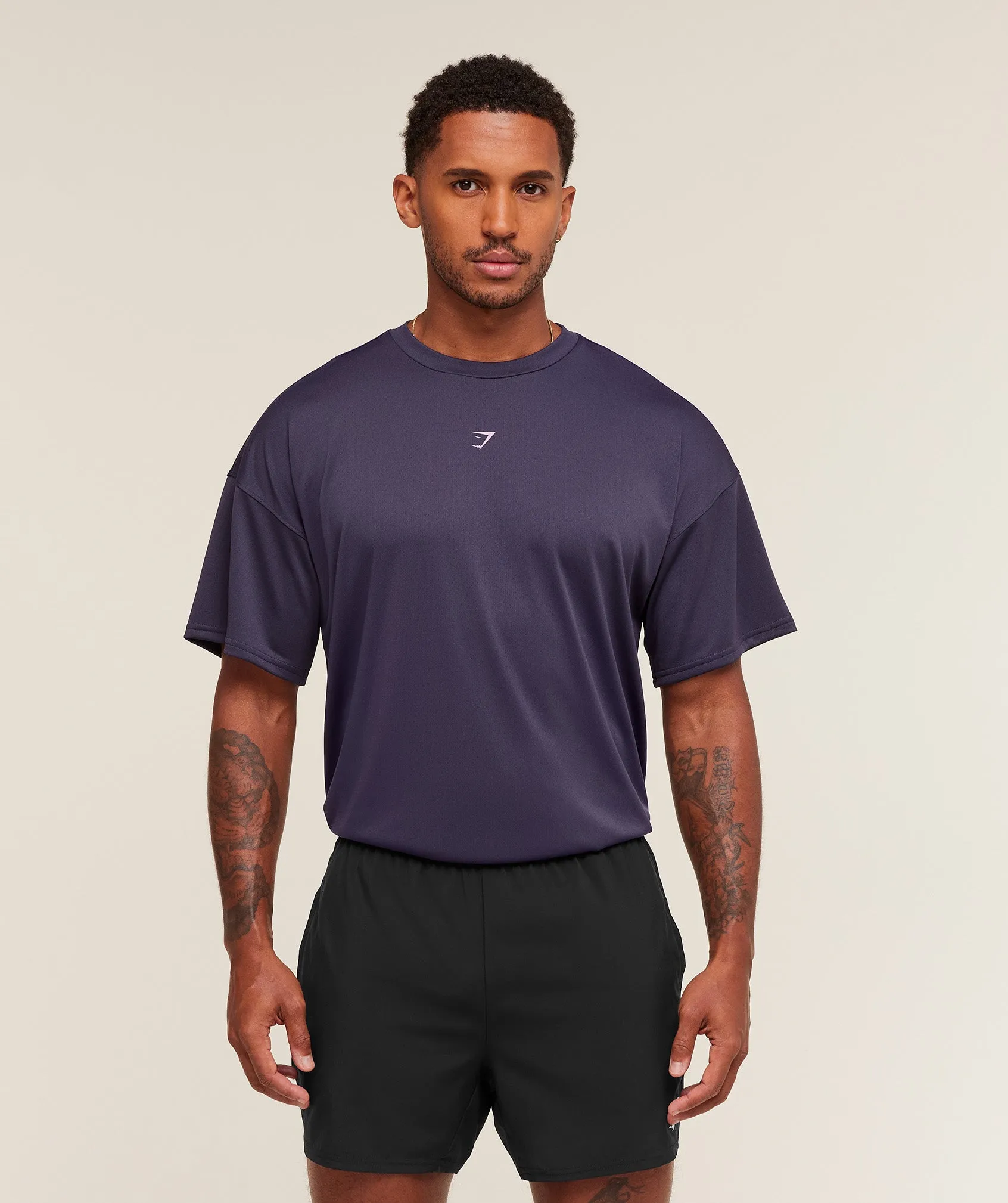Gymshark Hybrid Athlete T-Shirt - Midnight Purple sold by Gymshark product image thumbnail 2