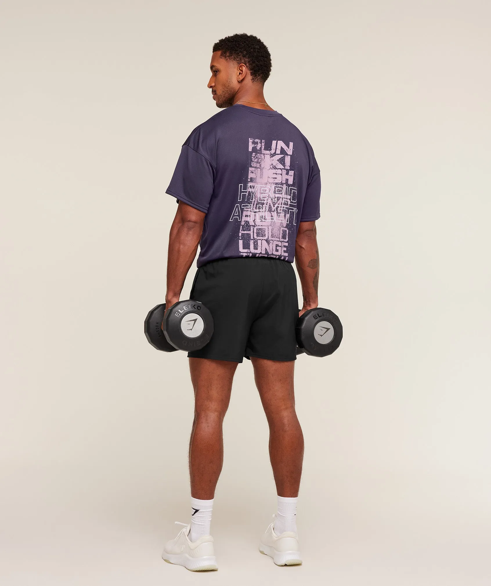 Gymshark Hybrid Athlete T-Shirt - Midnight Purple sold by Gymshark product image thumbnail 4