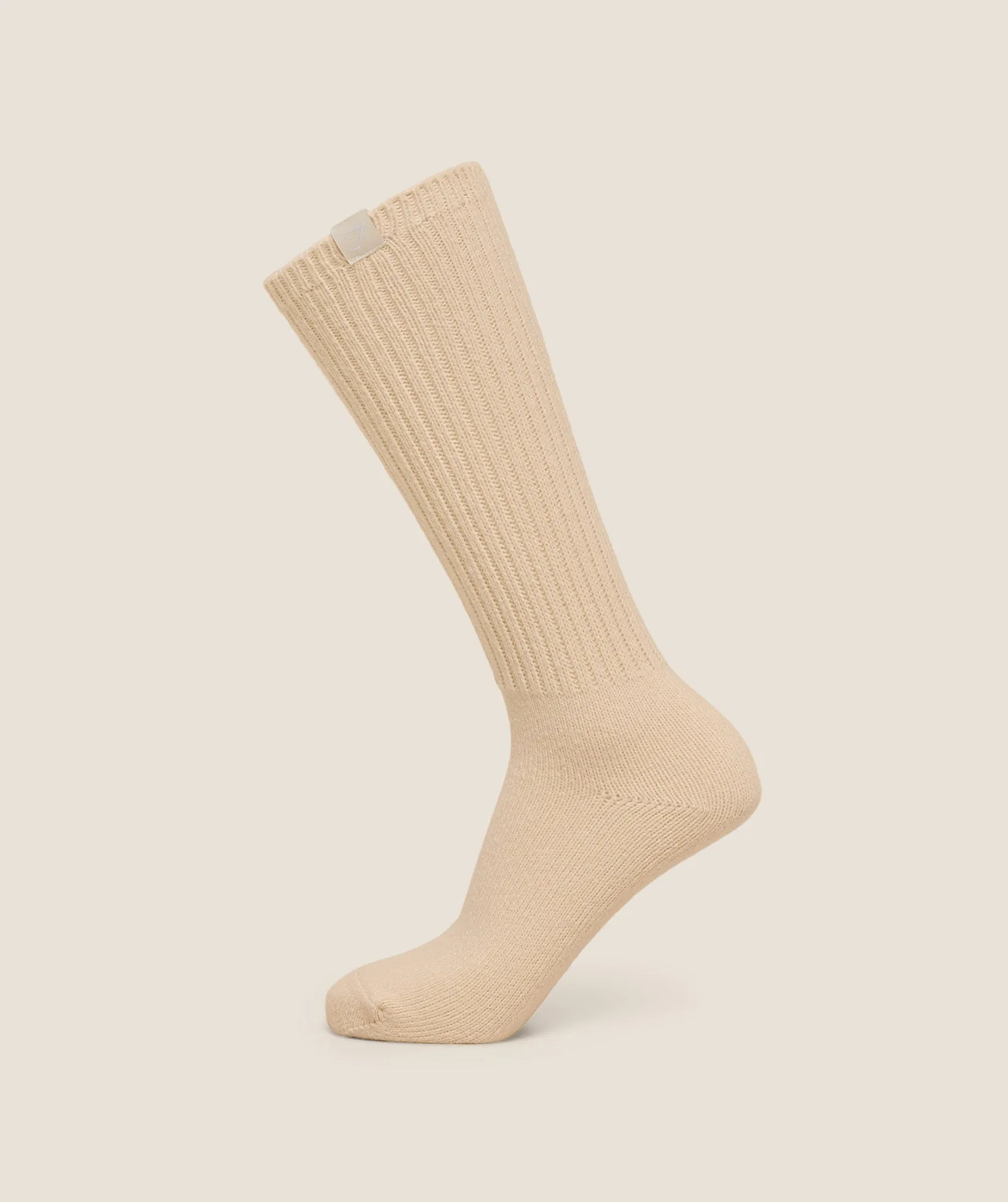 Gymshark Comfy Rest Day Socks - Stone Beige sold by Gymshark