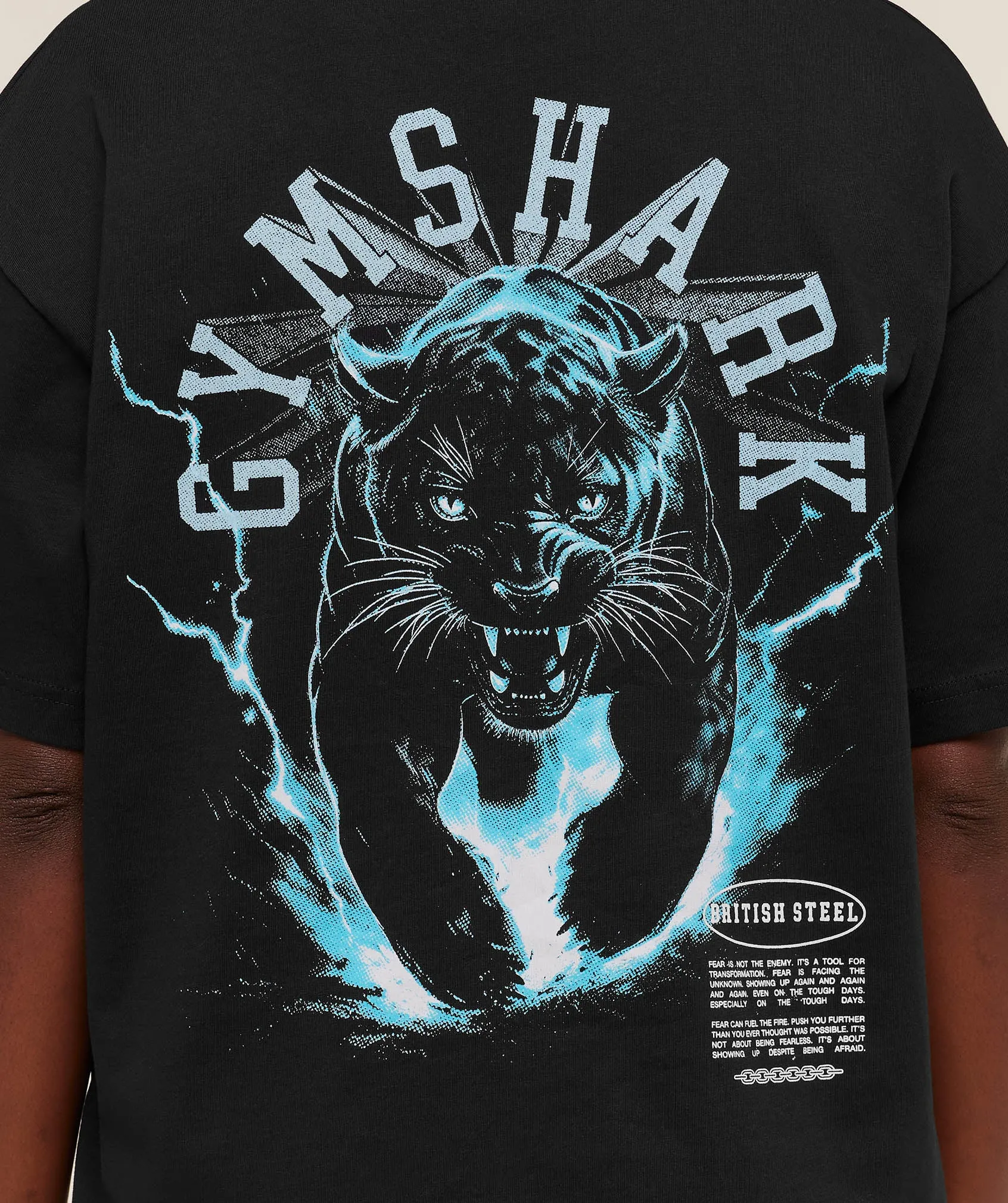 Gymshark Panther Graphic T-Shirt - GS Black sold by Gymshark product image thumbnail 5