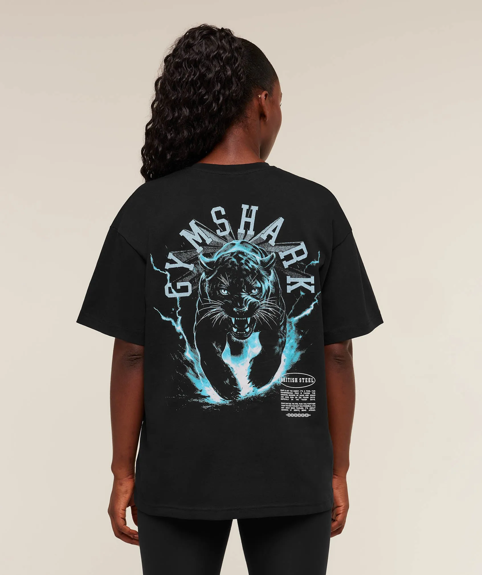 Gymshark Panther Graphic T-Shirt - GS Black sold by Gymshark