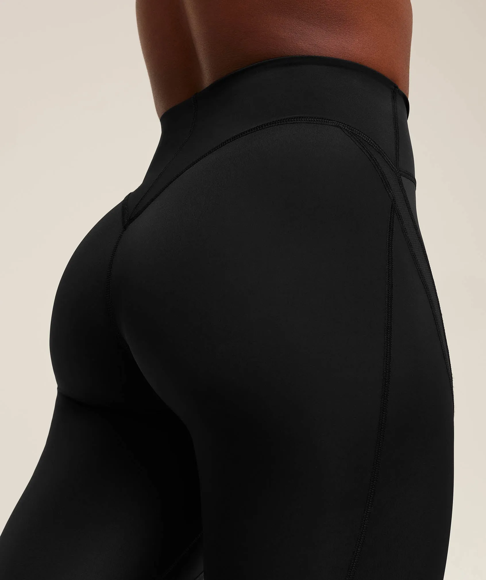 Gymshark Mesh Panel Legging - GS Black sold by Gymshark product image thumbnail 4