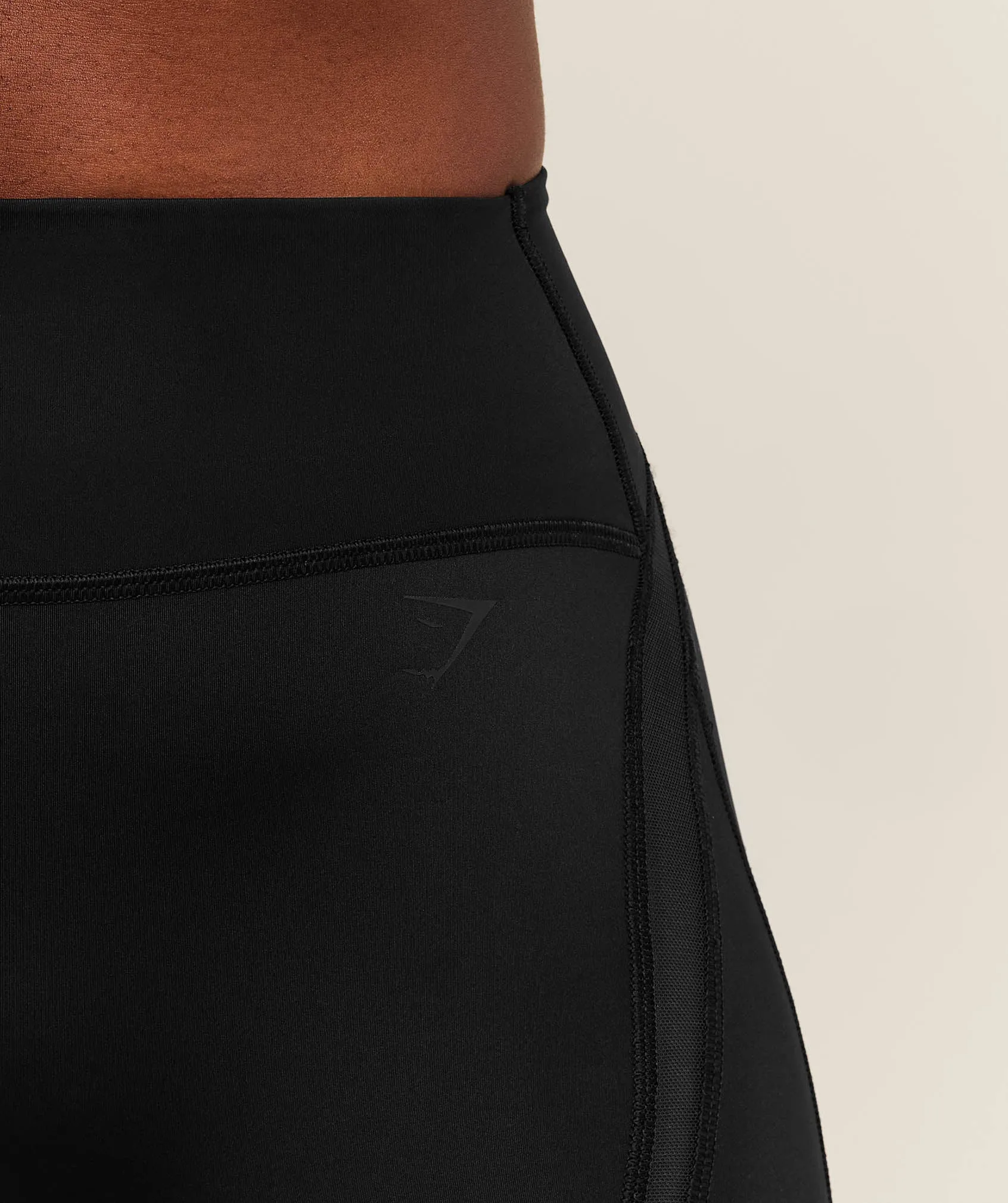 Gymshark Mesh Panel Legging - GS Black sold by Gymshark product image thumbnail 5
