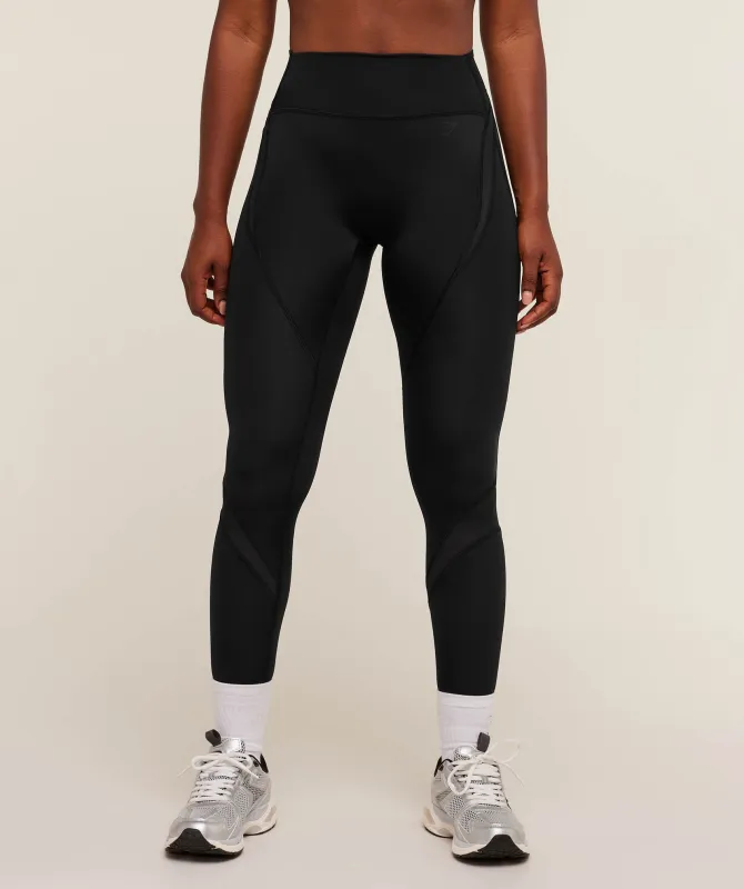 Gymshark Mesh Panel Legging - GS Black sold by Gymshark