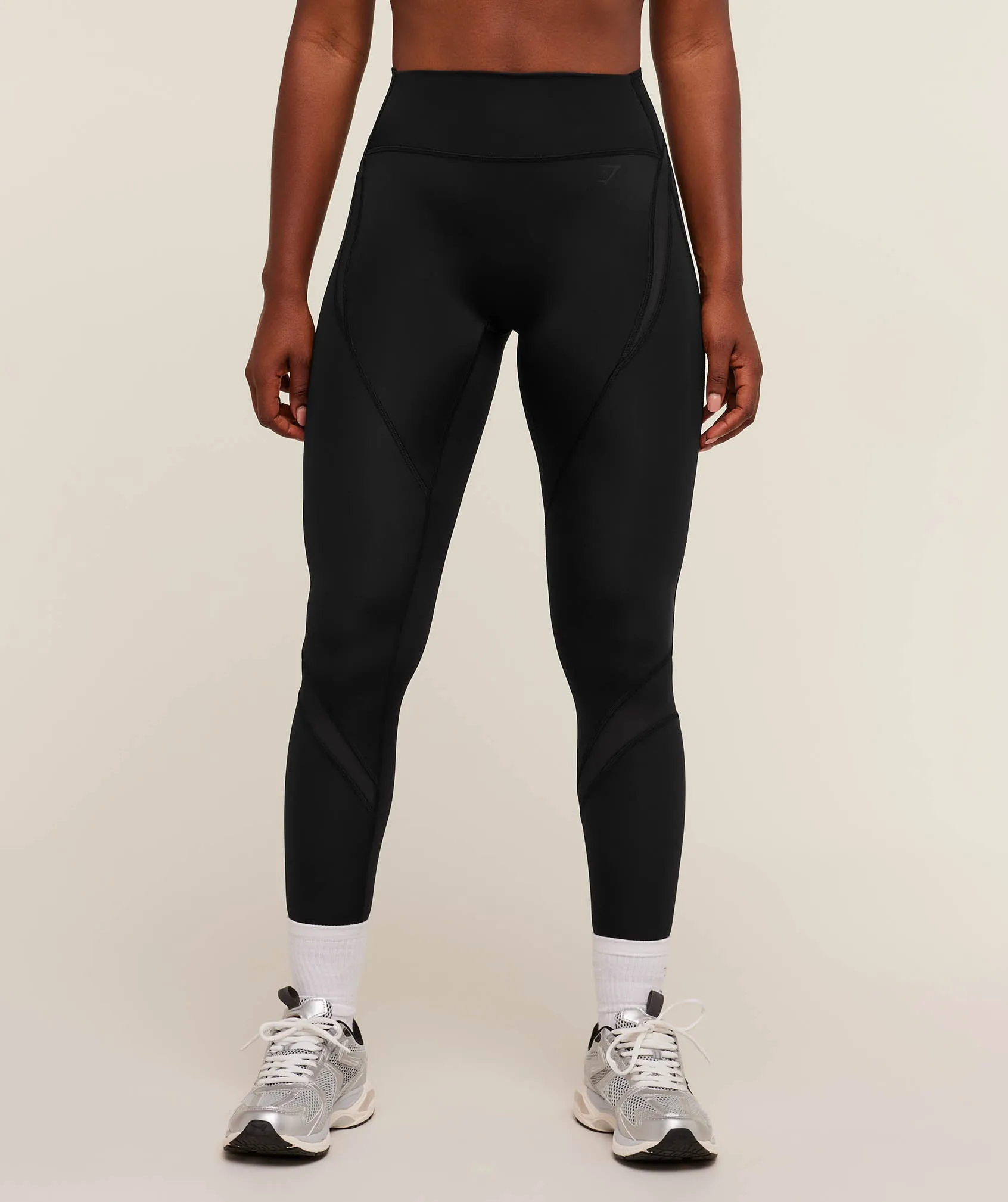 Gymshark Mesh Panel Legging - GS Black sold by Gymshark