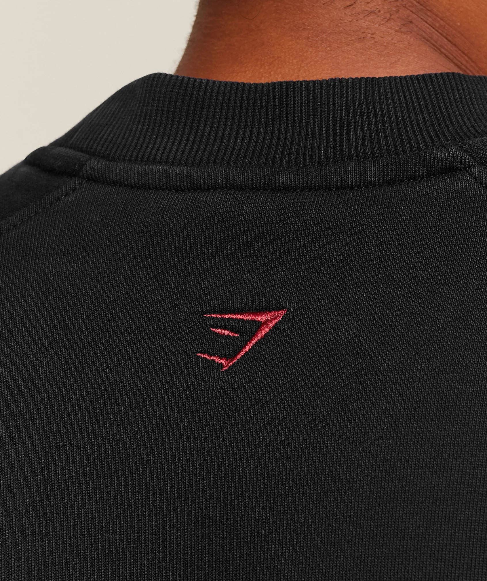 Gymshark Premium Heavyweight Crew - Black sold by Gymshark product image thumbnail 5