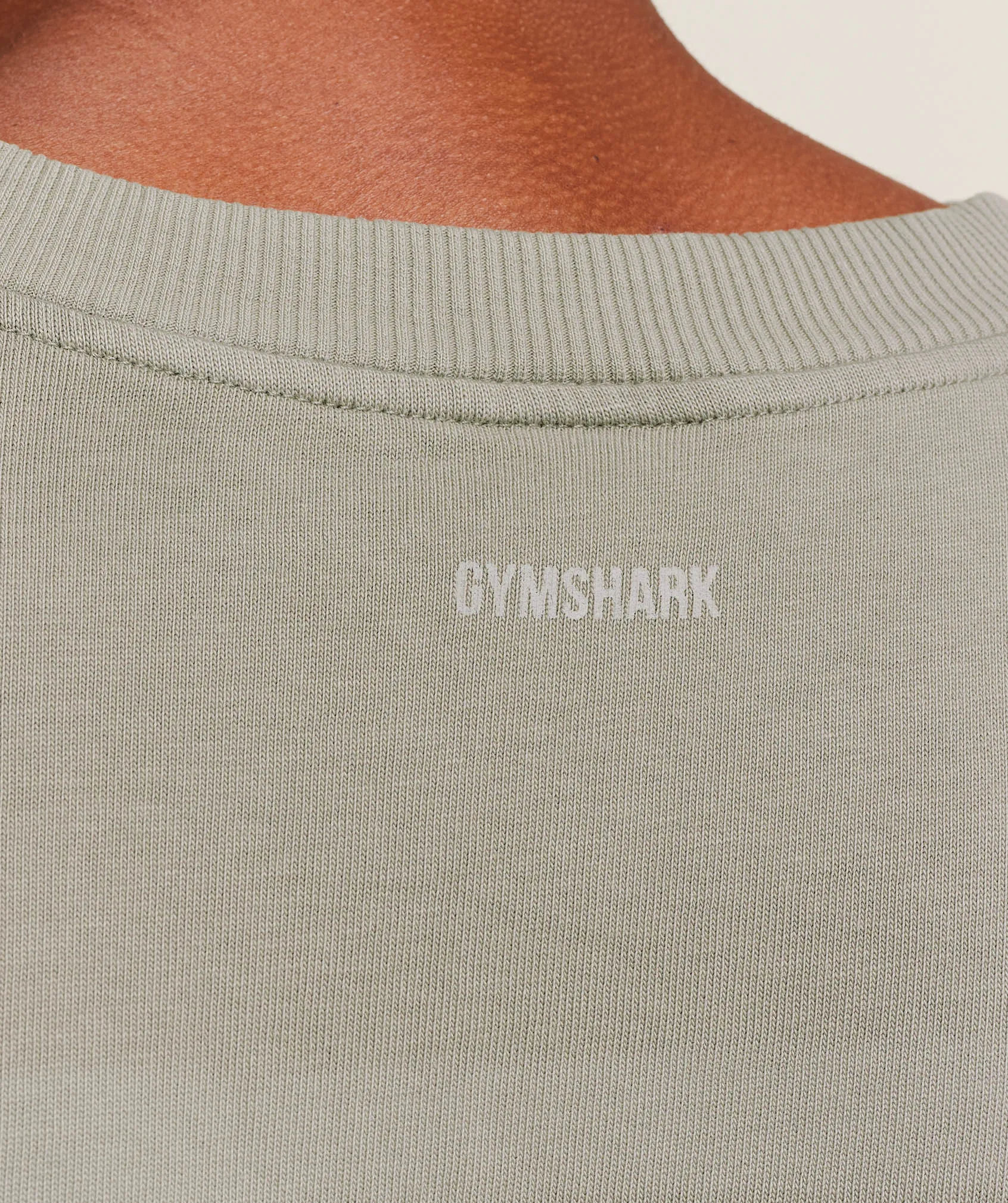 Gymshark Collegiate Washed Jersey T-Shirt - Smokey Grey sold by Gymshark product image thumbnail 5