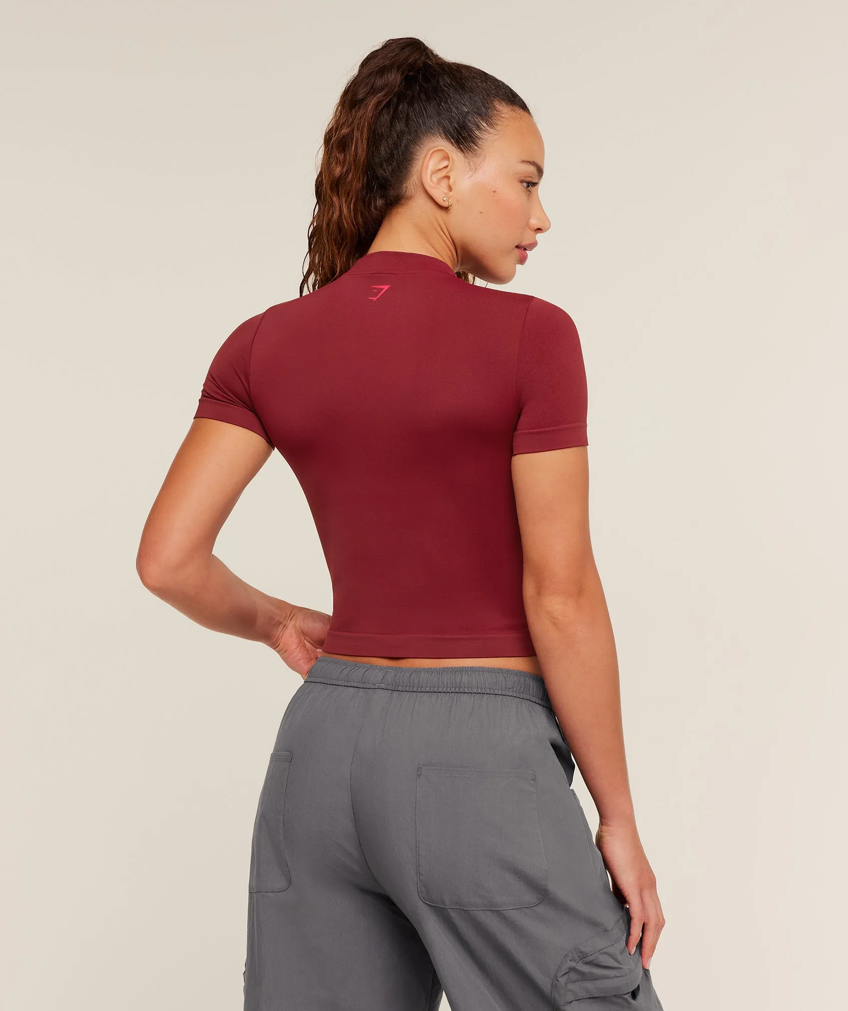 Gymshark Heavy Duty Seamless T-Shirt - Sets Red sold by Gymshark product image thumbnail 2