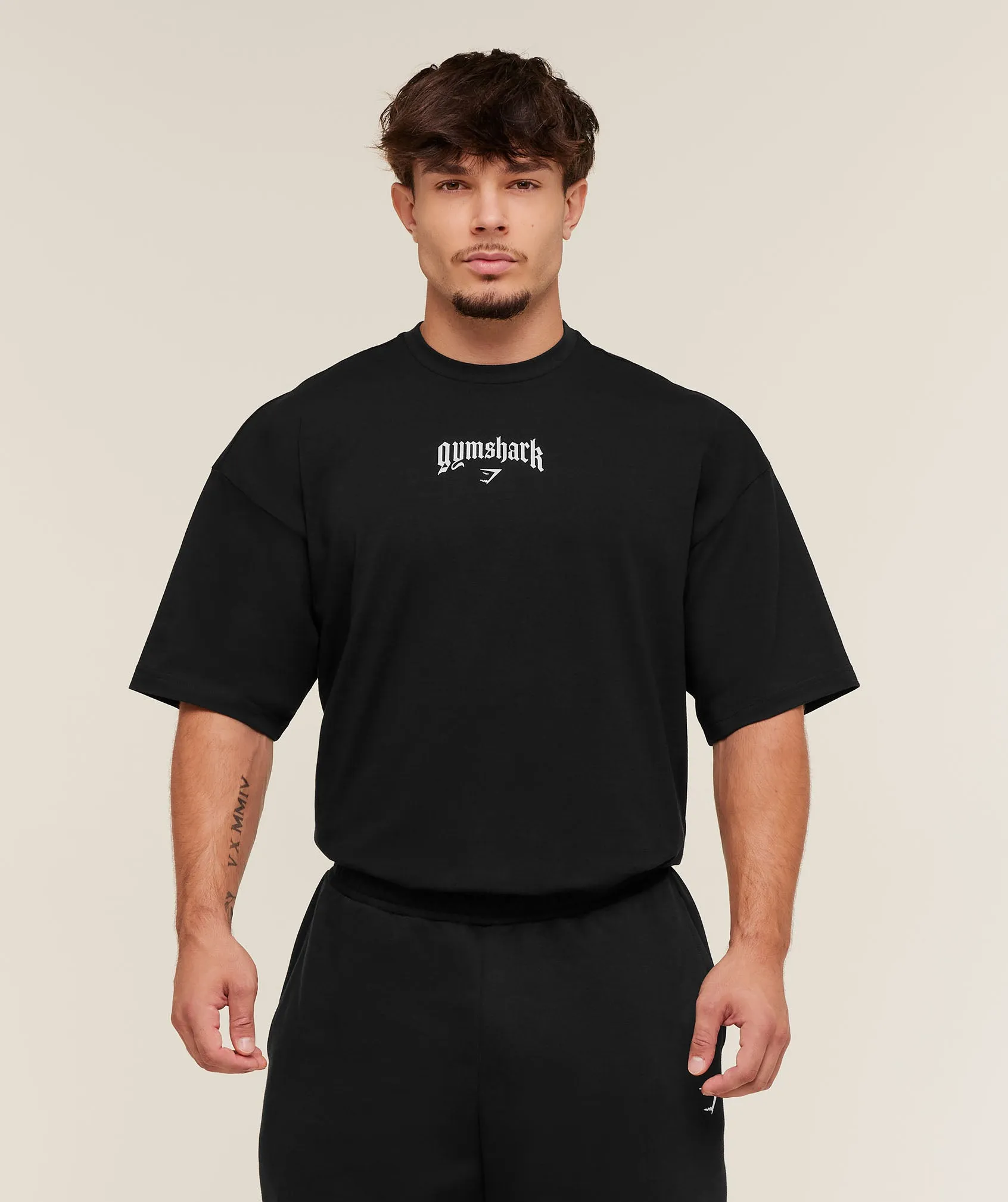 Gymshark Outline Graphic T-Shirt - Black sold by Gymshark product image thumbnail 2