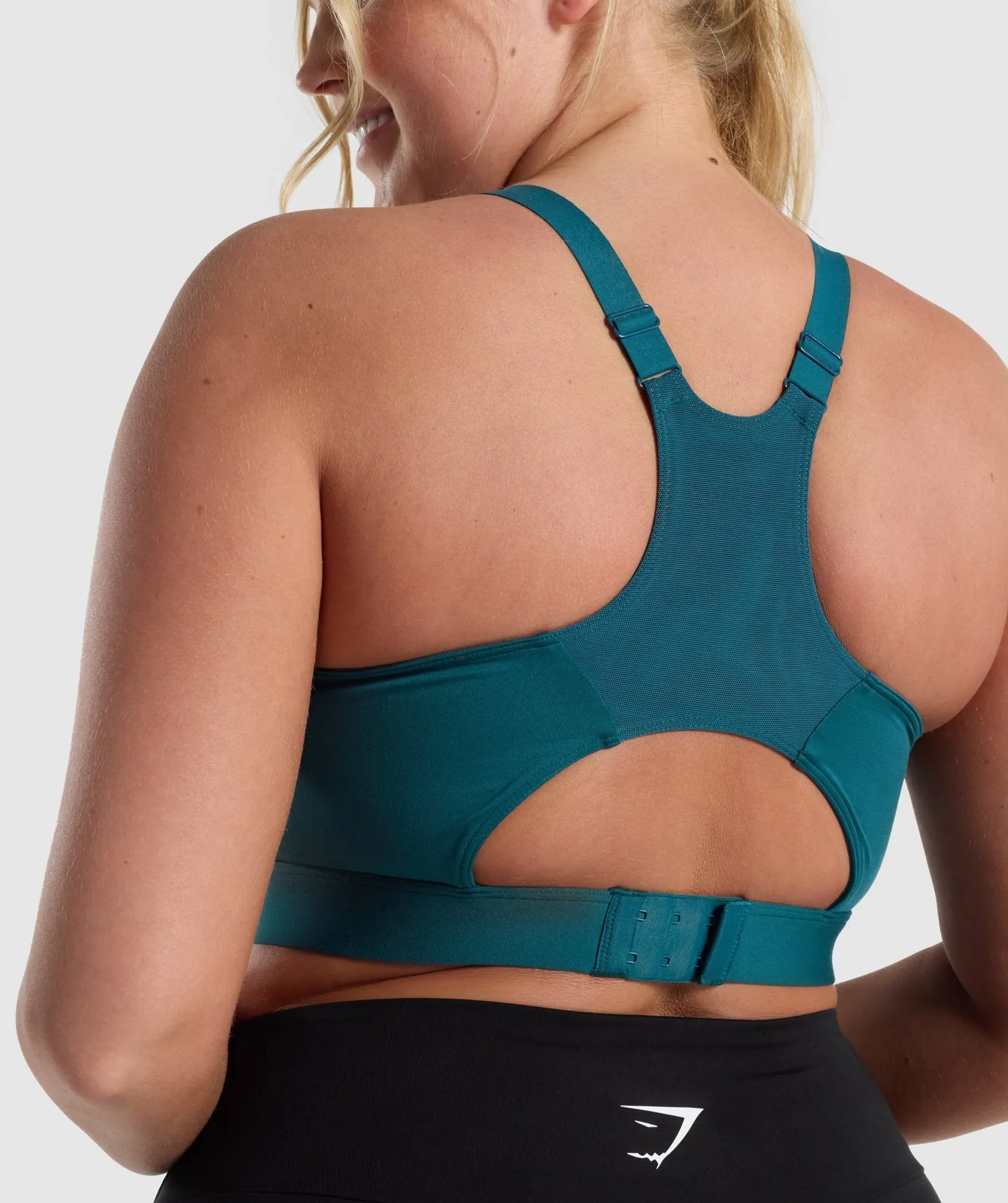 Gymshark Racer Back Sports Bra - Teal sold by Gymshark product image thumbnail 5