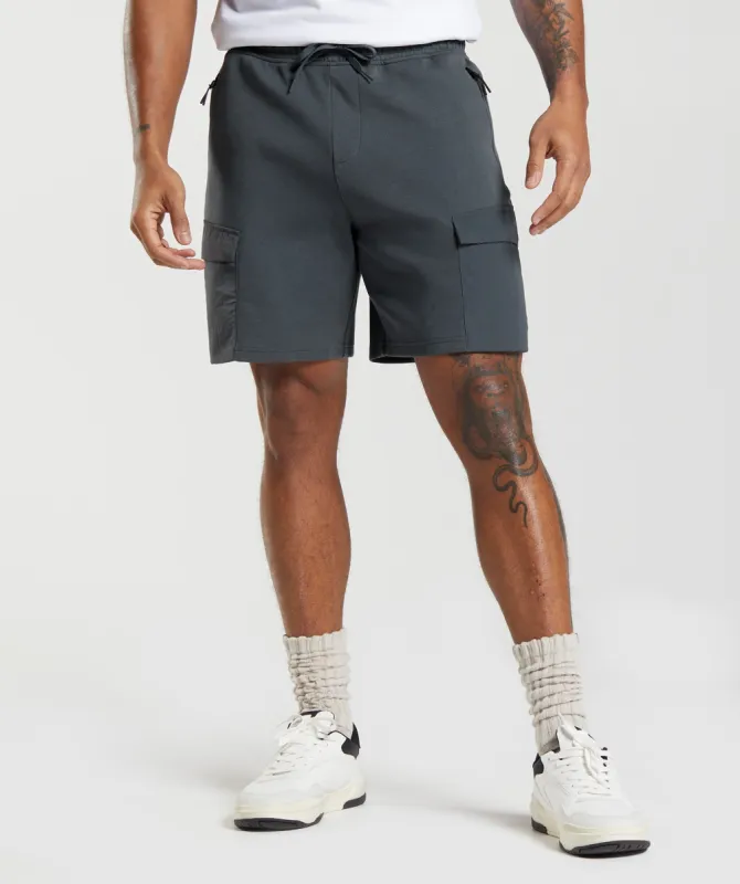Gymshark Rest Day Commute Shorts - Cosmic Grey sold by Gymshark