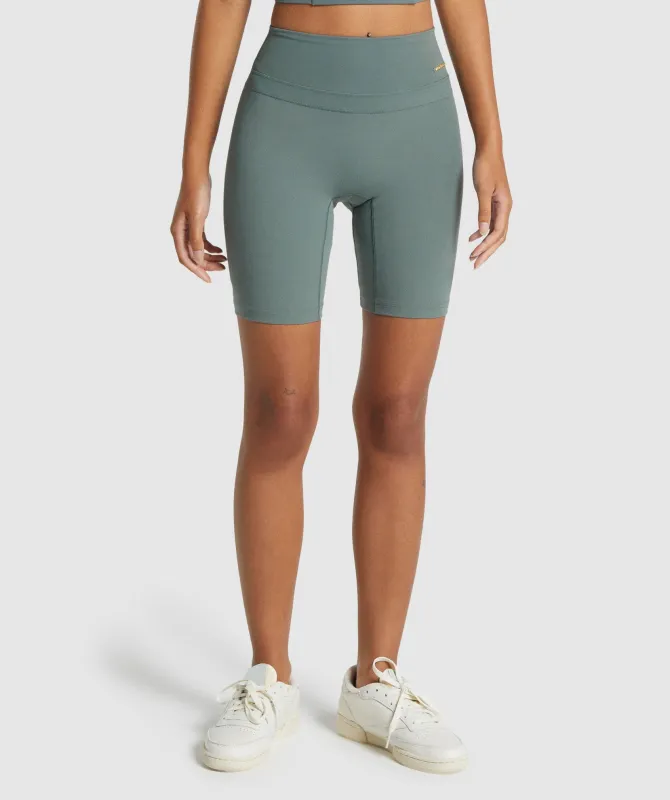 Gymshark Whitney Cycling Shorts - Eucalyptus sold by Gymshark