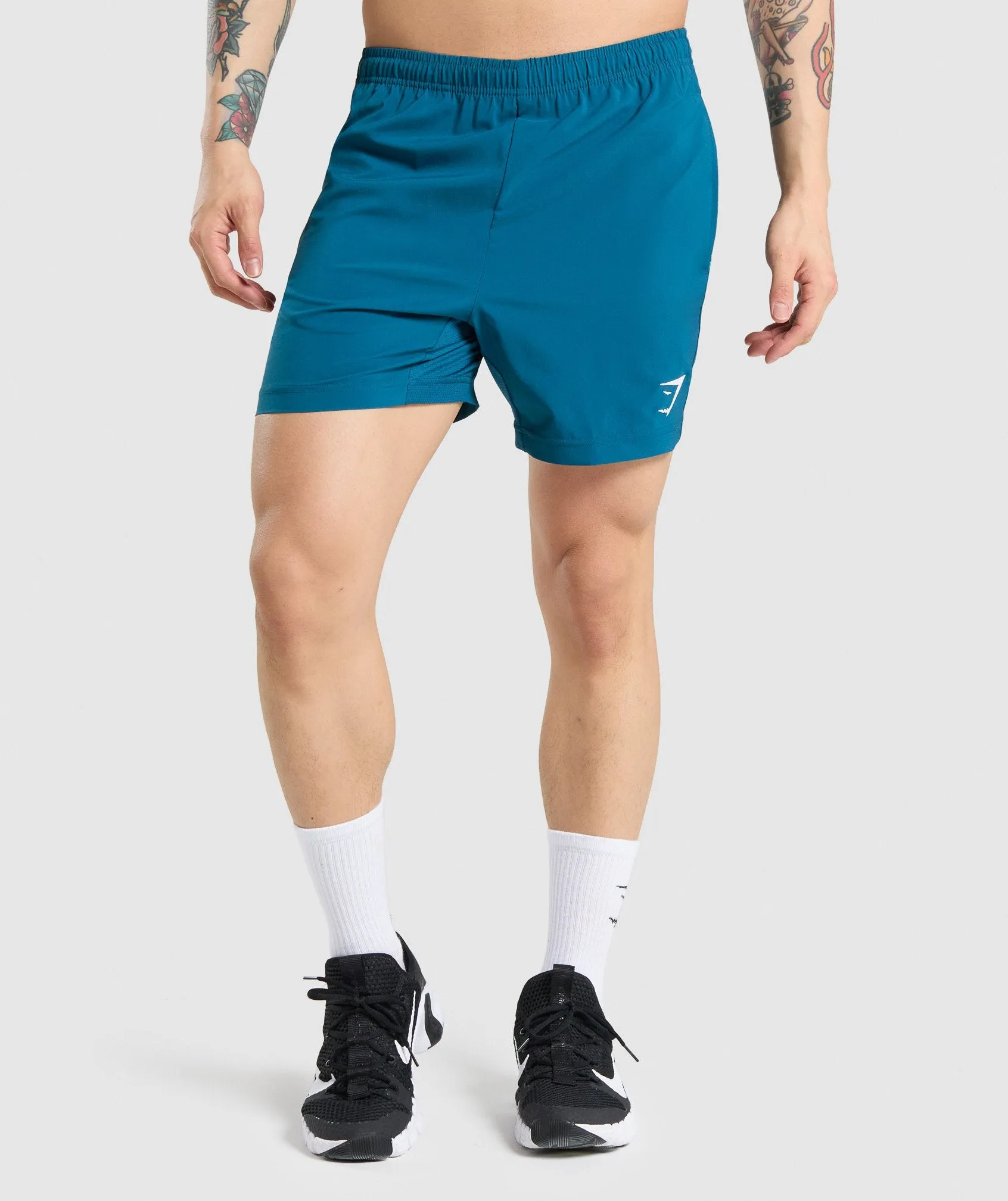 Gymshark Graphic Sport Shorts - Teal sold by Gymshark product image thumbnail 3