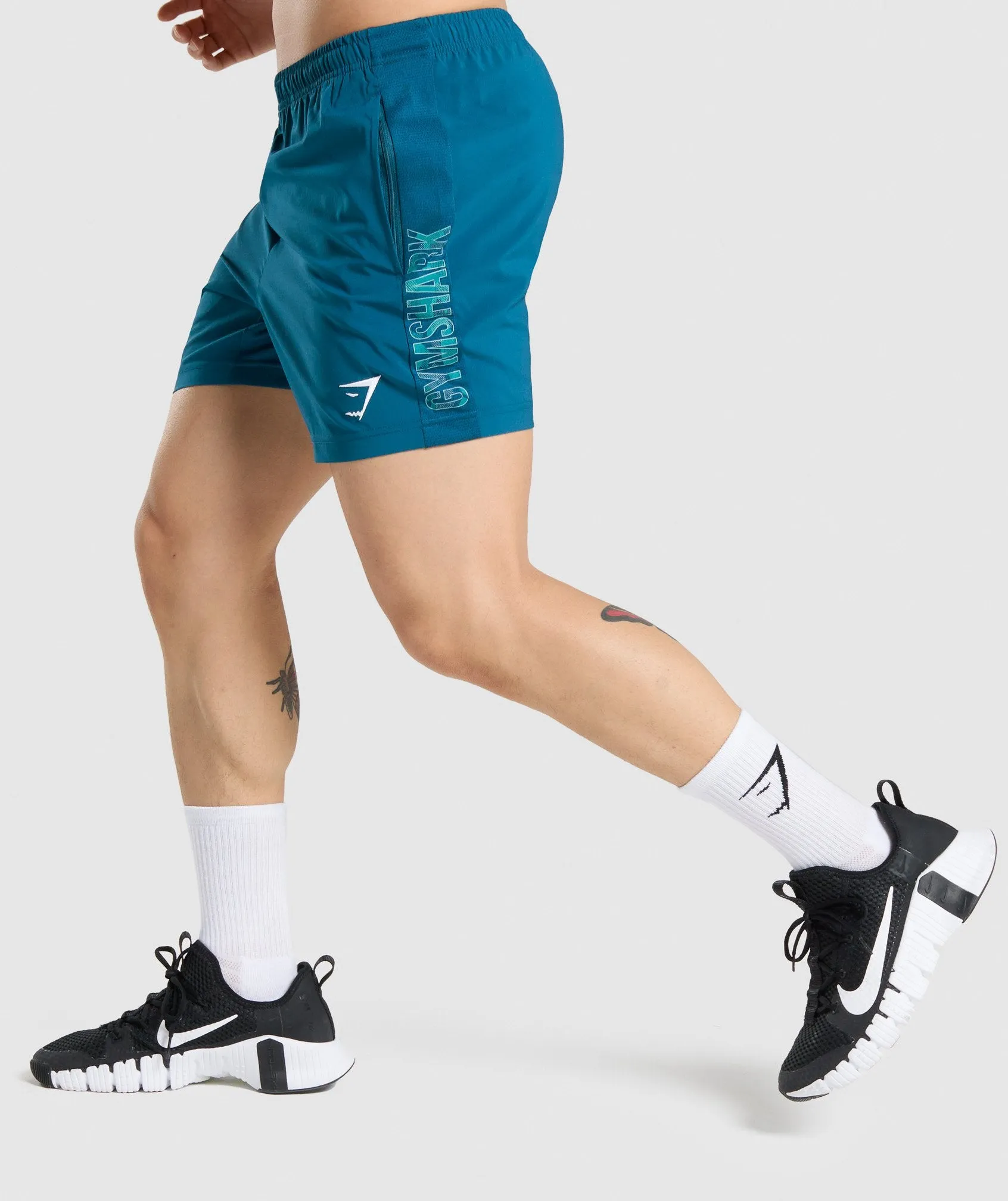 Gymshark Graphic Sport Shorts - Teal sold by Gymshark