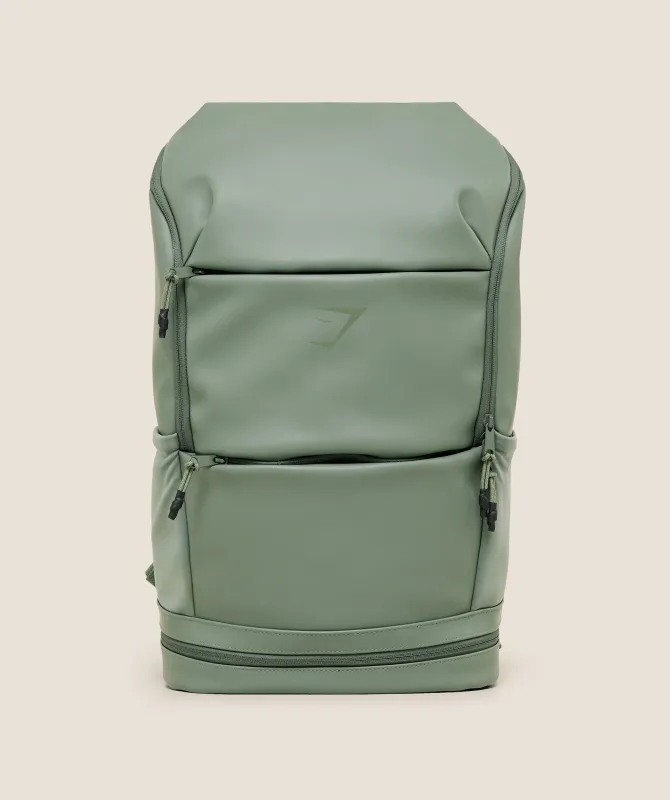 Gymshark Sleek Backpack - Unit Green sold by Gymshark