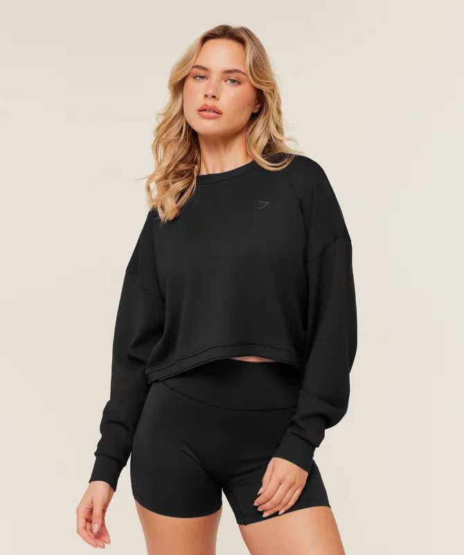 Gymshark Flow Long Sleeve Top - GS Black sold by Gymshark