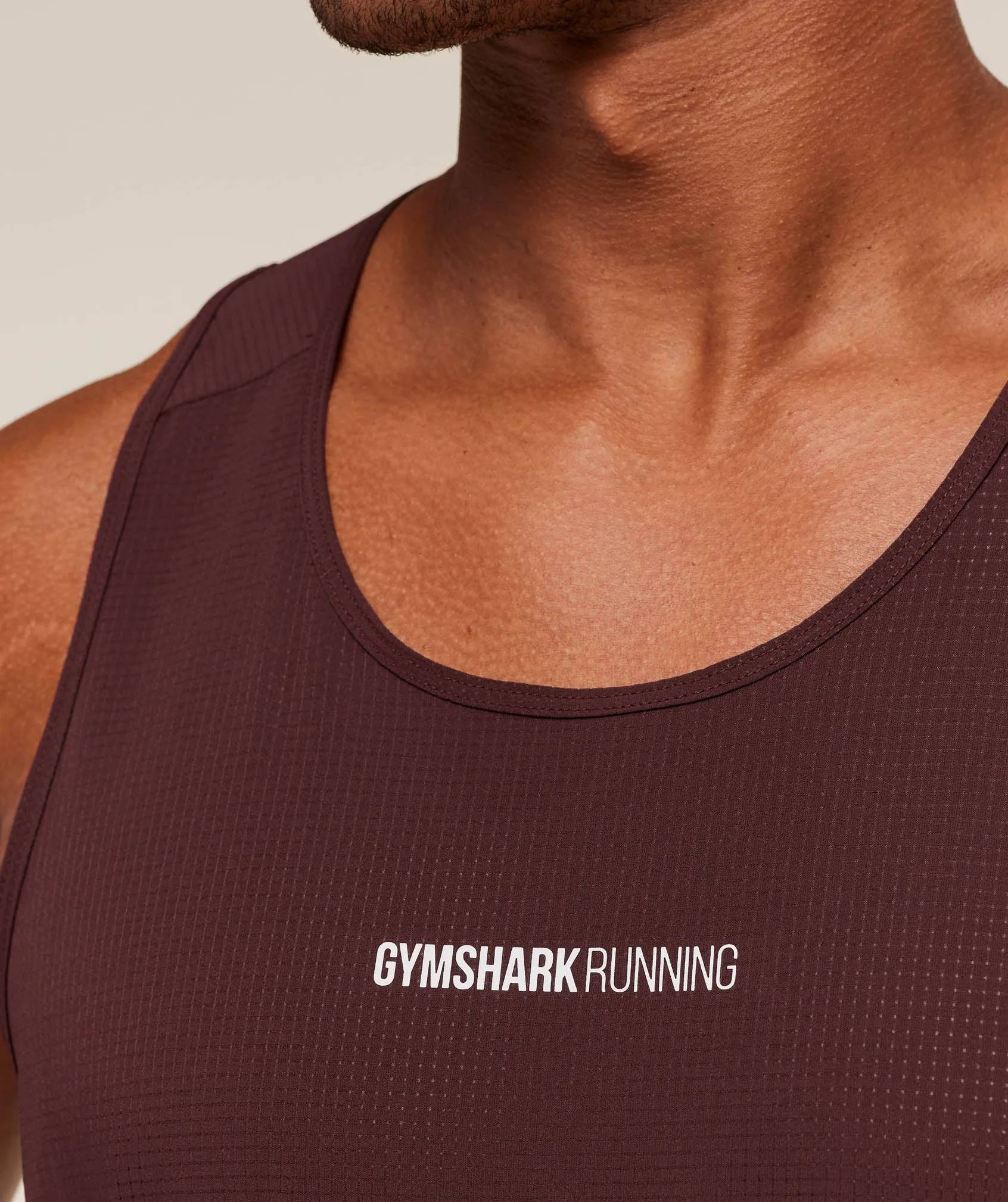 Gymshark Running Tank - Rich Maroon sold by Gymshark product image thumbnail 4