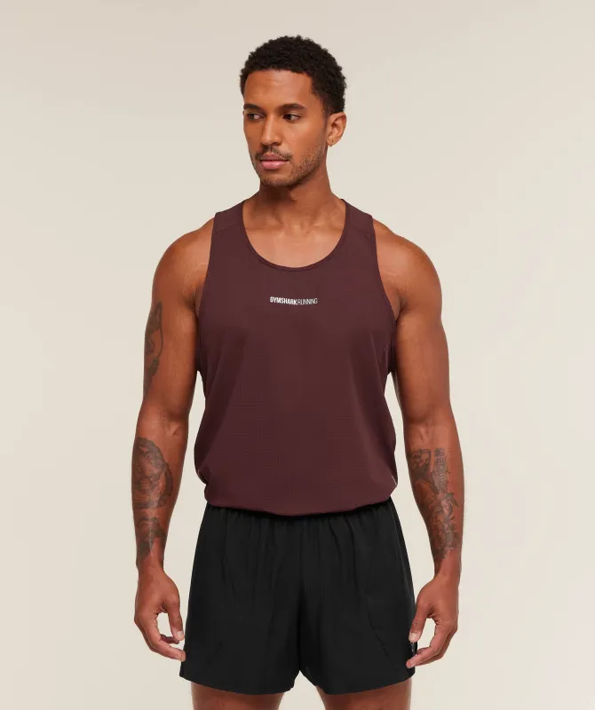 Gymshark Running Tank - Rich Maroon sold by Gymshark