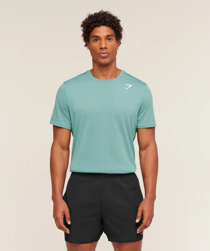 Gymshark Arrival T-Shirt - Muted Teal sold by Gymshark