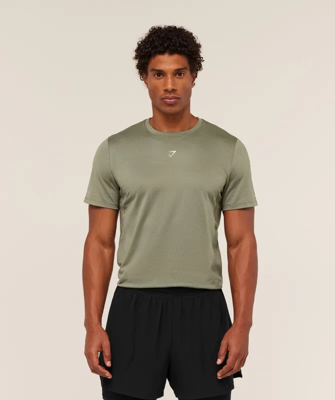 Gymshark Running T-Shirt - Base Green sold by Gymshark