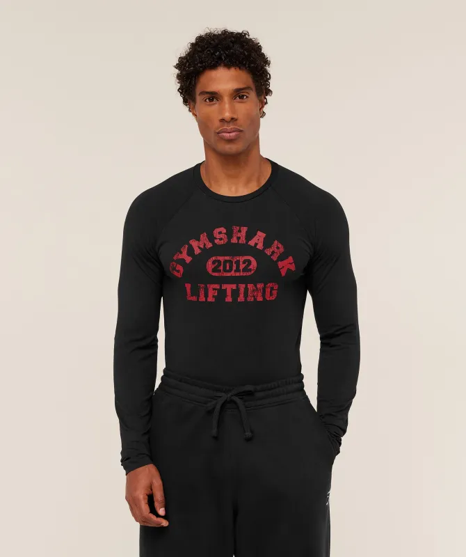 Gymshark Lifting Long Sleeve T-Shirt - Black sold by Gymshark