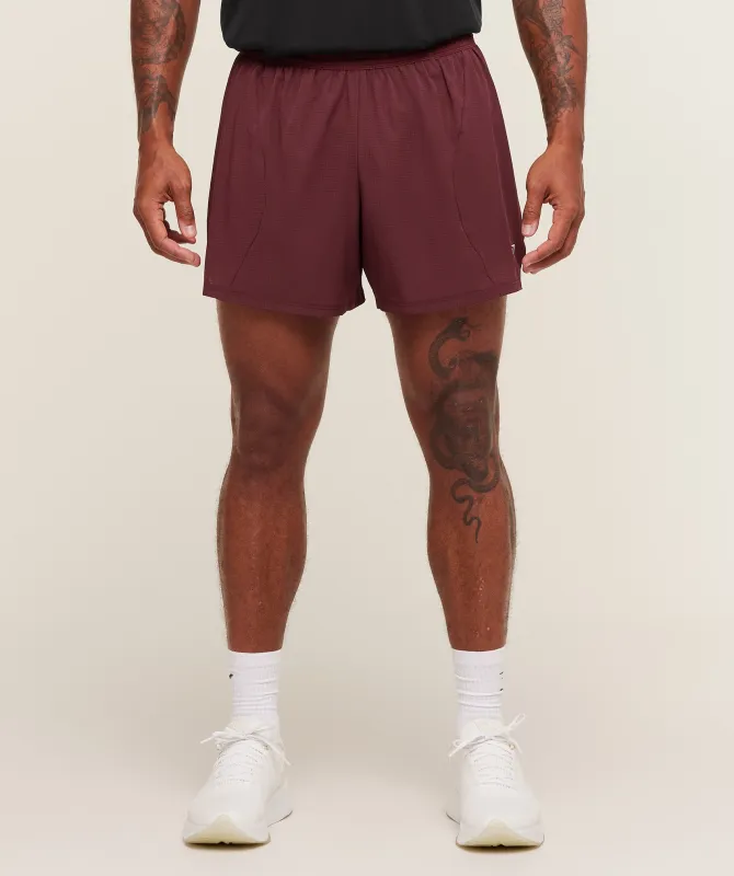 Gymshark Running 5" Shorts - Rich Maroon sold by Gymshark
