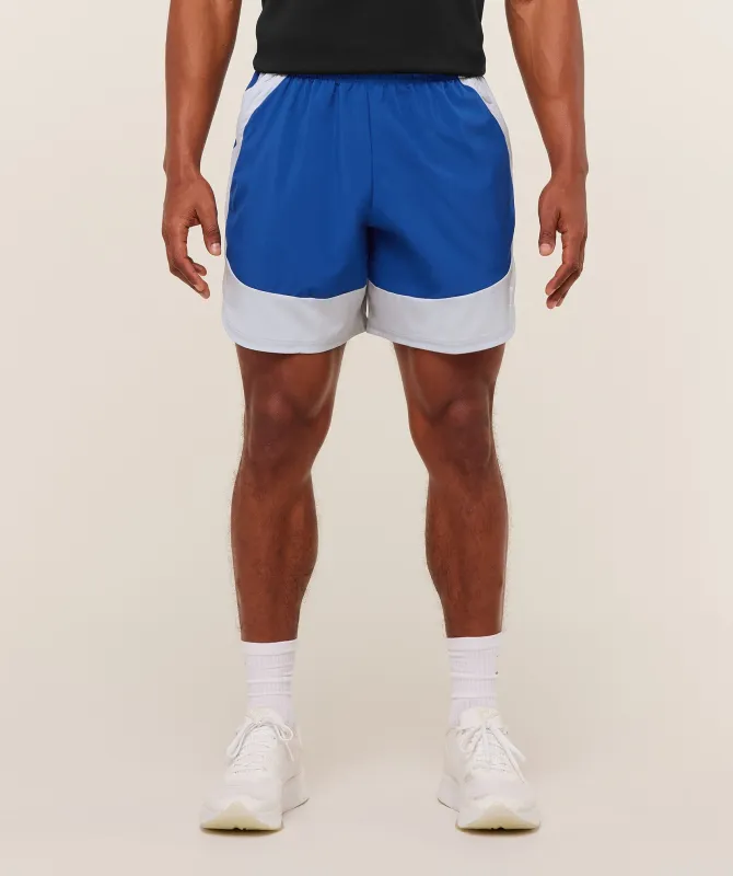 Gymshark Sport 25 Block 7" Shorts - Heavy Blue/Iron Blue made by Gymshark