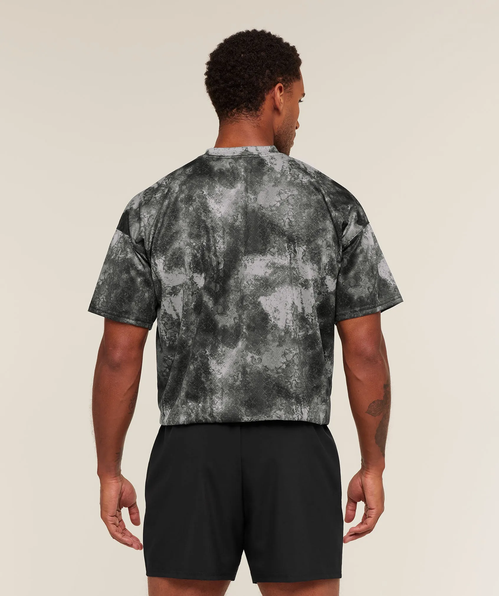 Gymshark Arrival Oversized T-Shirt - Smokey Grey sold by Gymshark product image thumbnail 3