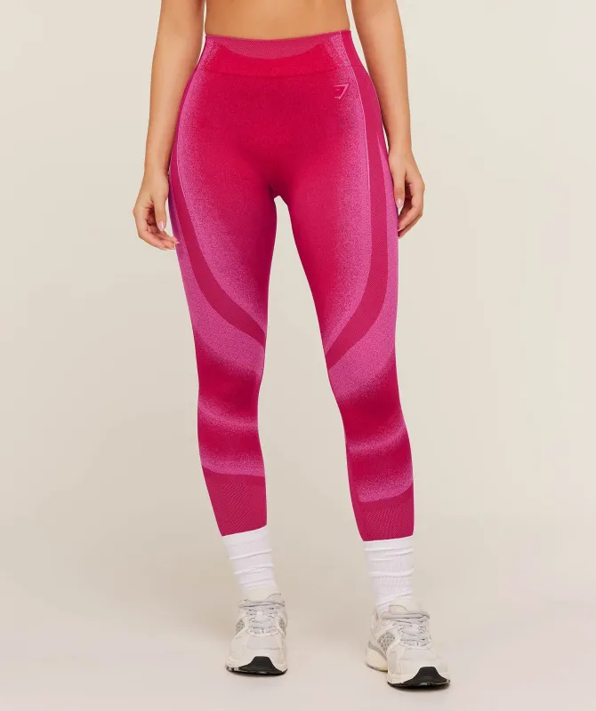 Gymshark Charge Seamless Leggings - GS Build Pink/GS Fetch Pink sold by Gymshark