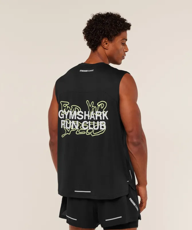 Gymshark Find Your Speed Tank - Black made by Gymshark