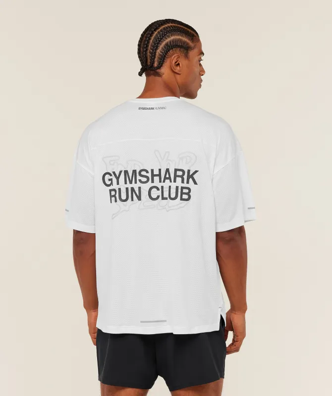 Gymshark Find Your Speed T-Shirt - White made by Gymshark