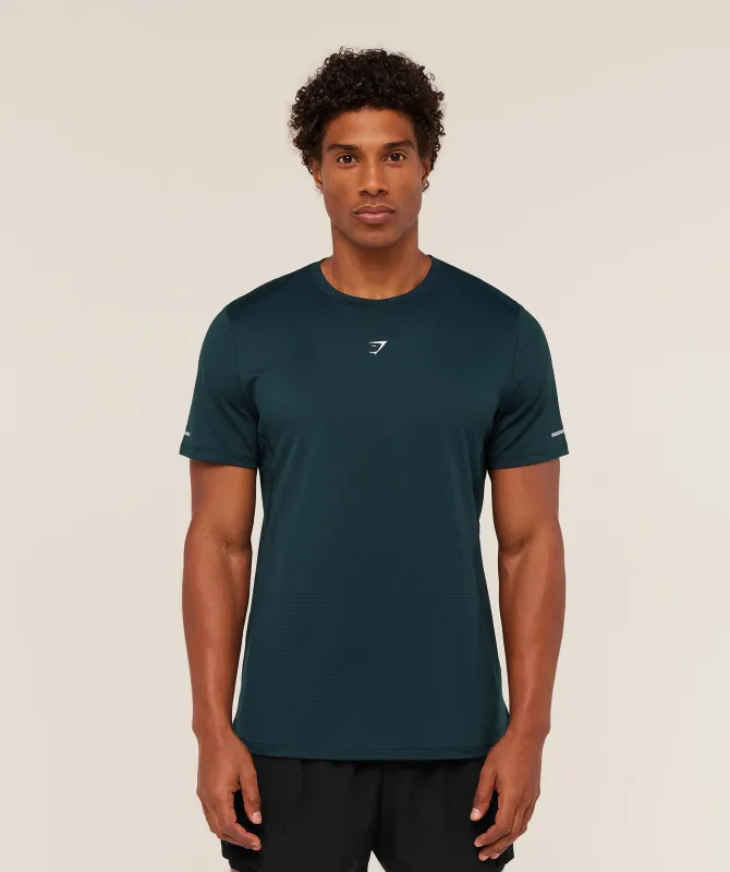 Gymshark Running T-Shirt - Deep Petrol Blue sold by Gymshark