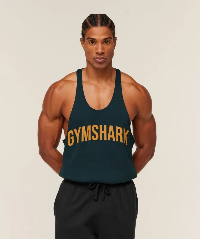 Gymshark Power Stringer - Deep Petrol Blue sold by Gymshark