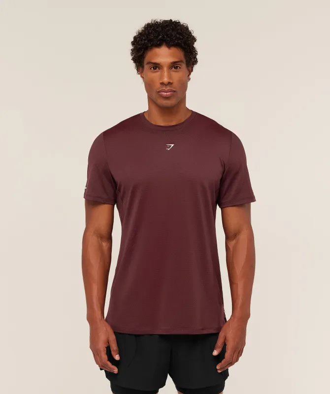 Gymshark Running T-Shirt - Rich Maroon sold by Gymshark