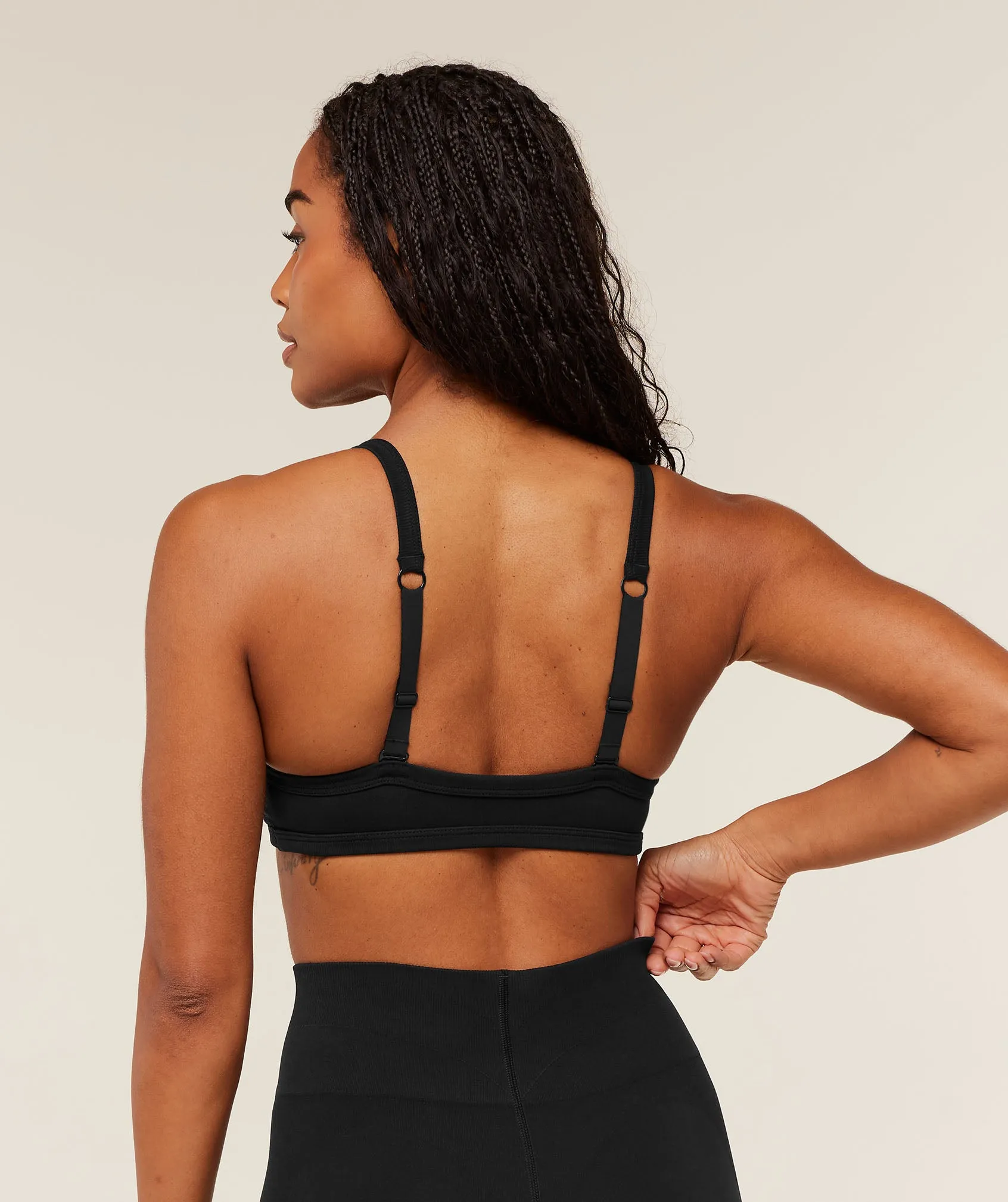 Gymshark Energise Seamless Sports Bra - Black sold by Gymshark product image thumbnail 4