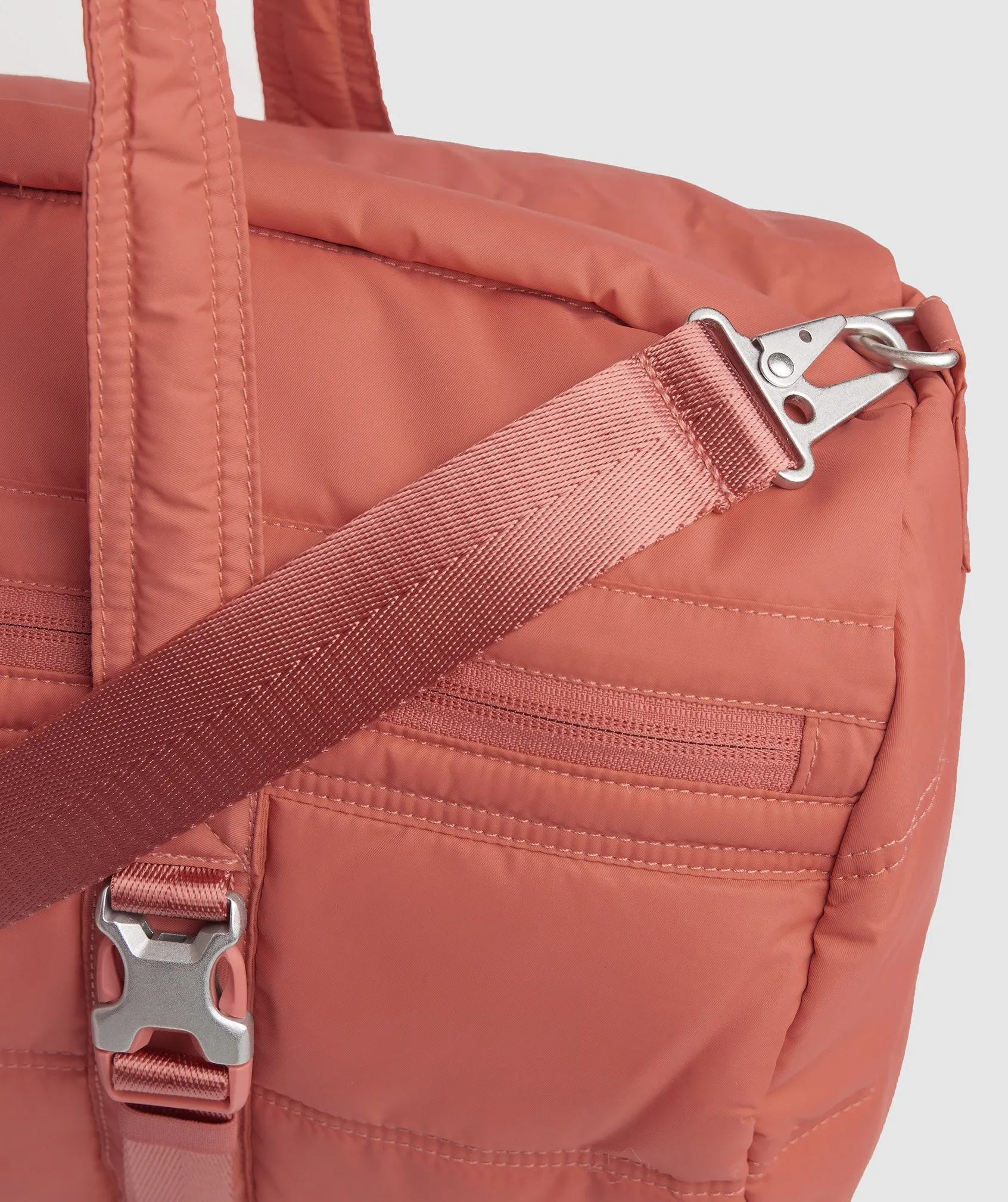 Gymshark Lifestyle Barrel Bag - Terracotta Pink sold by Gymshark product image thumbnail 5