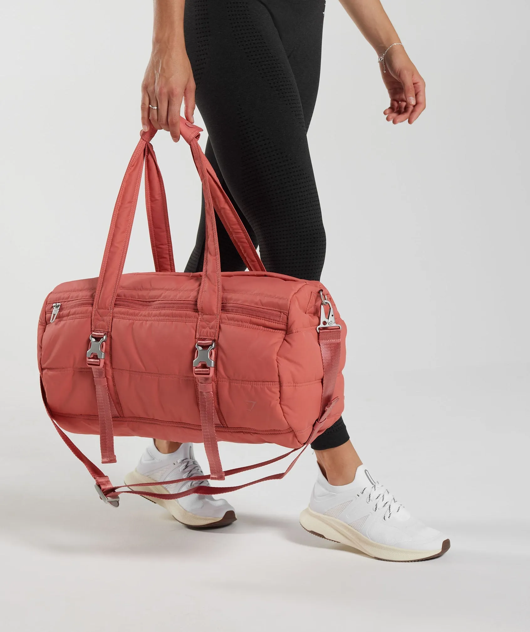 Gymshark Lifestyle Barrel Bag - Terracotta Pink sold by Gymshark product image thumbnail 4