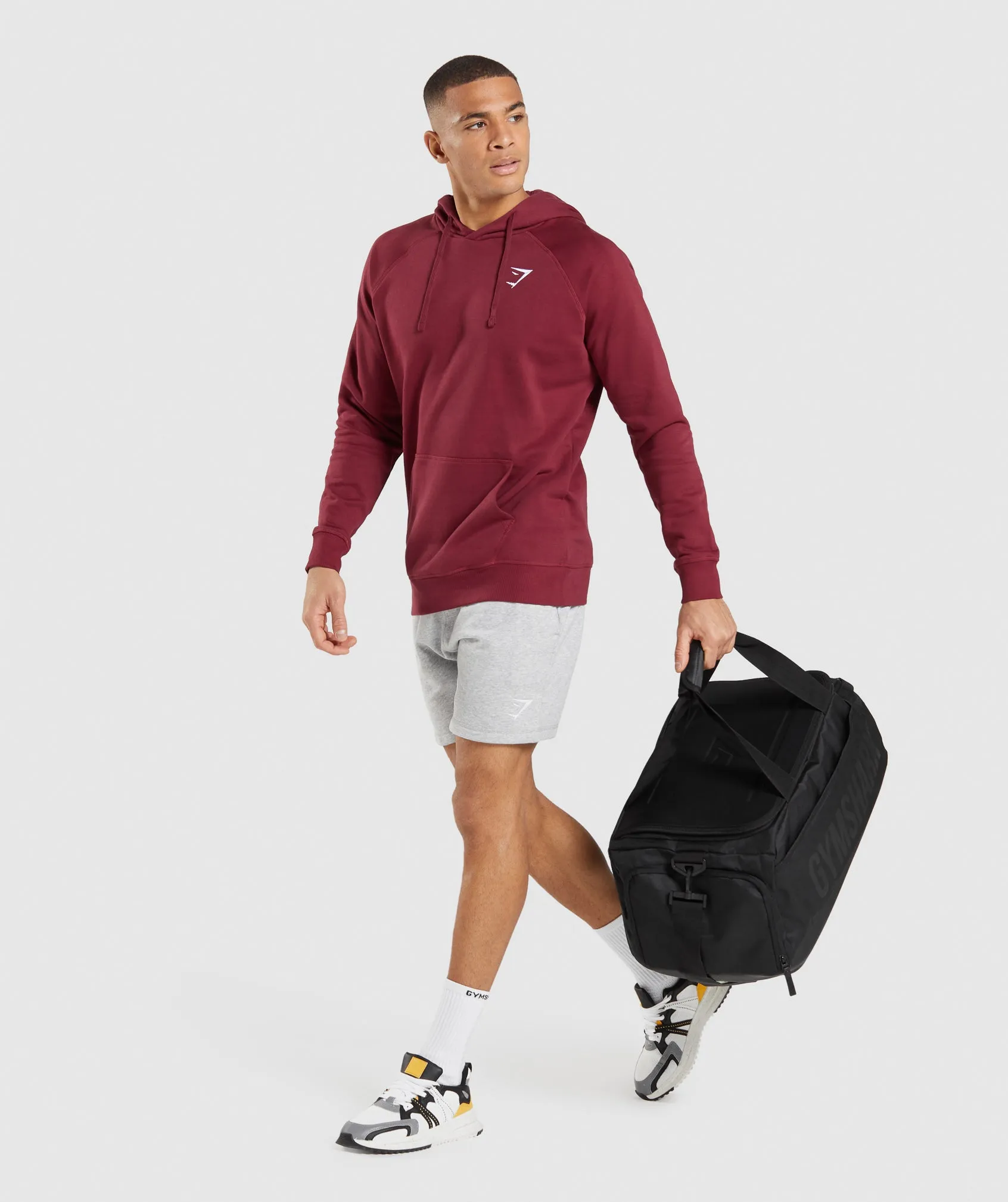 Gymshark Crest Hoodie - Burgundy Red sold by Gymshark product image thumbnail 4