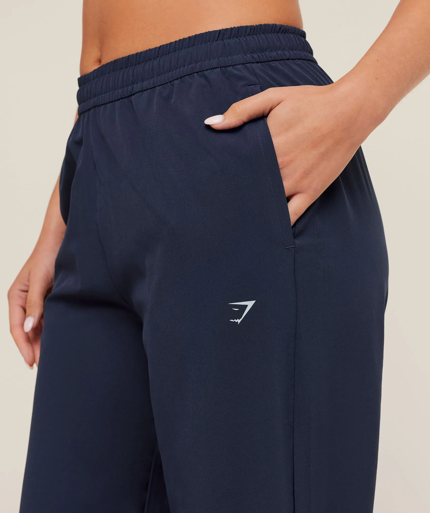 Gymshark Woven Track Straight Leg Pants - Heavy Blue sold by Gymshark product image thumbnail 5