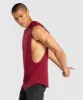 Gymshark Bold Drop Arm Tank - Burgundy sold by Gymshark