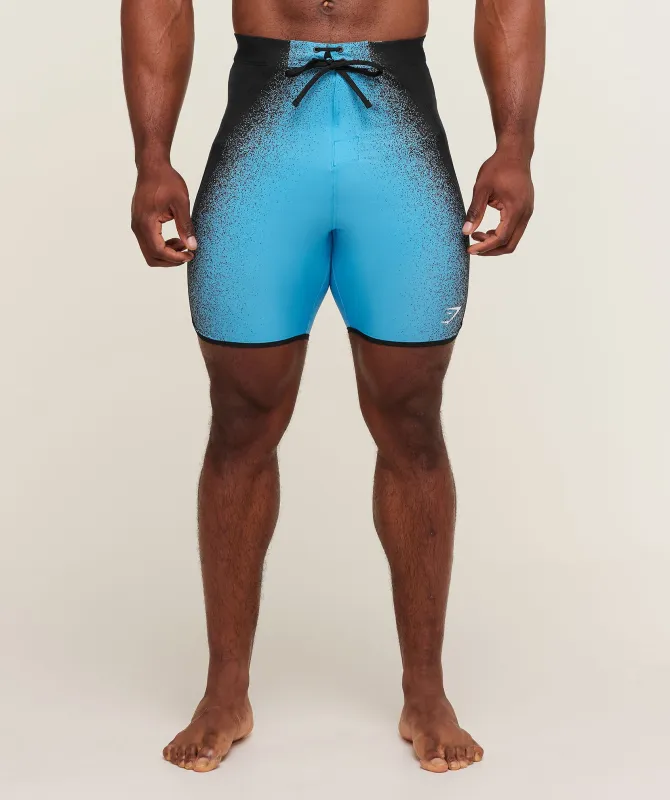 Gymshark RT Competition Board Short - GS Brand Blue/GS Black made by Gymshark