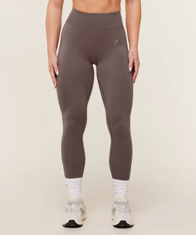 Gymshark Lift Seamless Leggings - Cool Brown sold by Gymshark